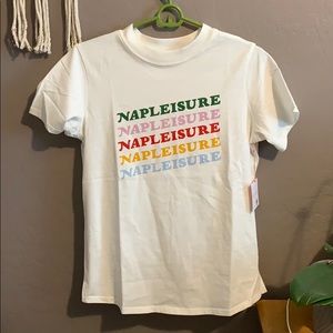 Ban.do White Tee with Design (NapLeisure)